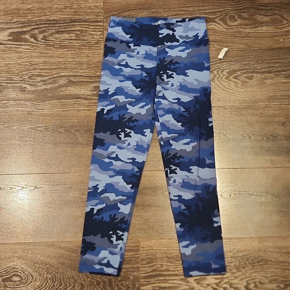❤️ NWT! J CREW CAMO PRINT CROPPED EVERYDAY LEGGINGS, XS